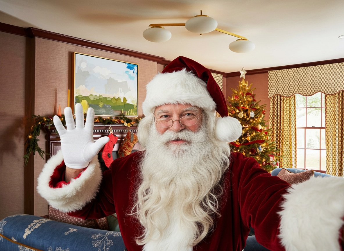 Santa selfie example 3