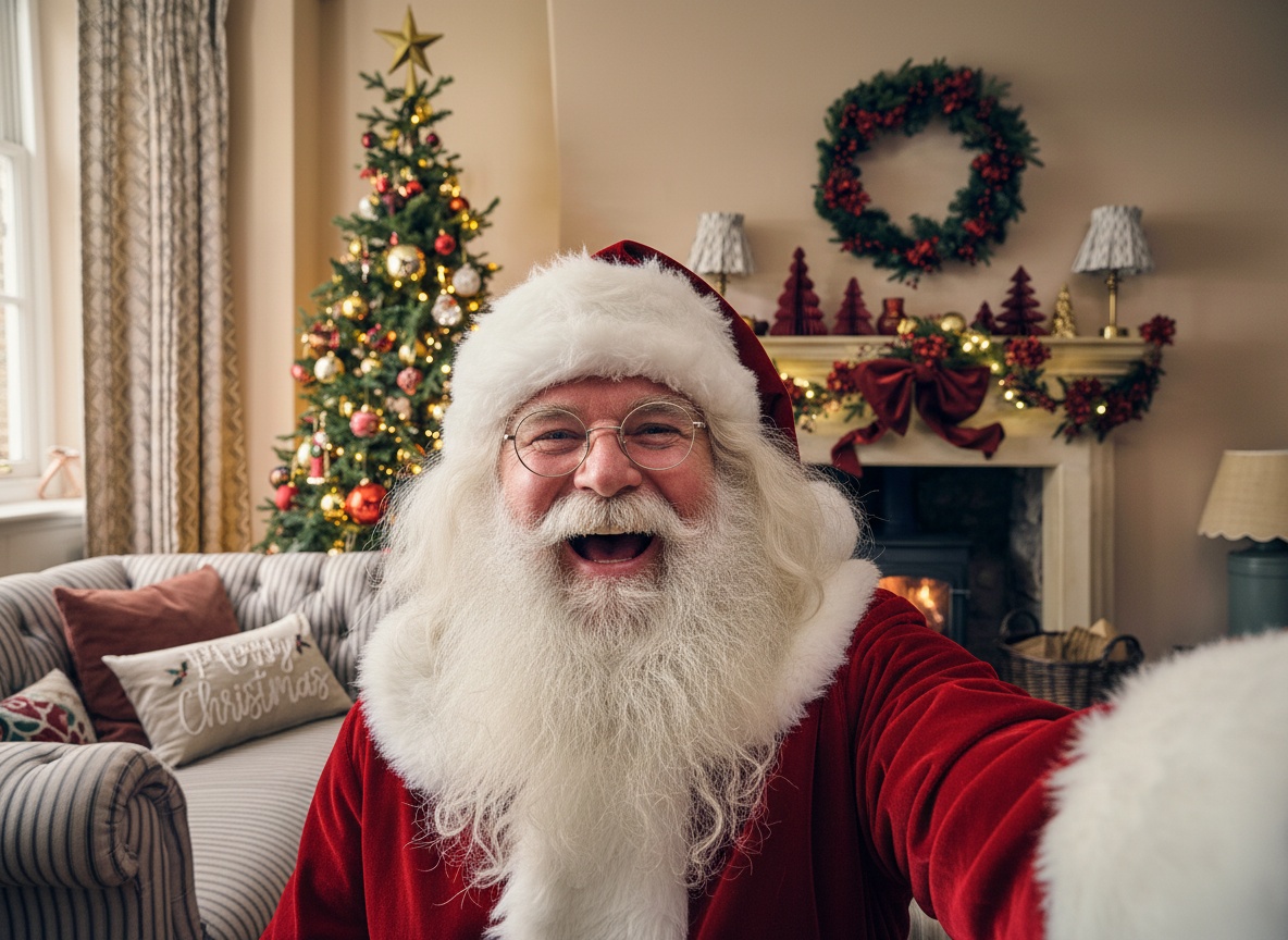 Santa selfie example 4