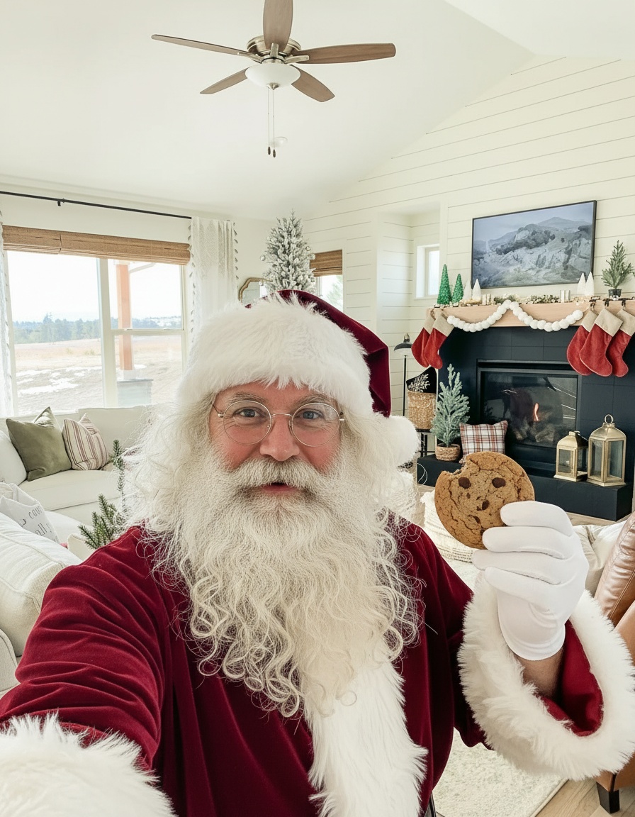 Santa selfie example 8